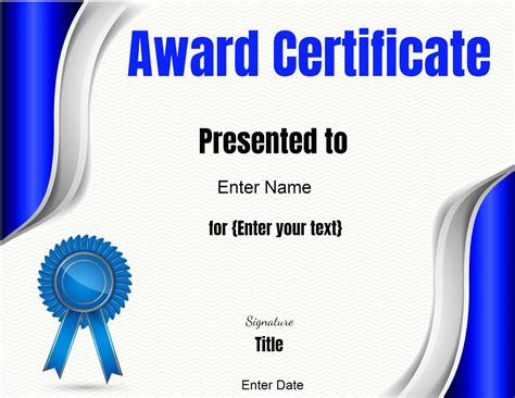 Certificates .